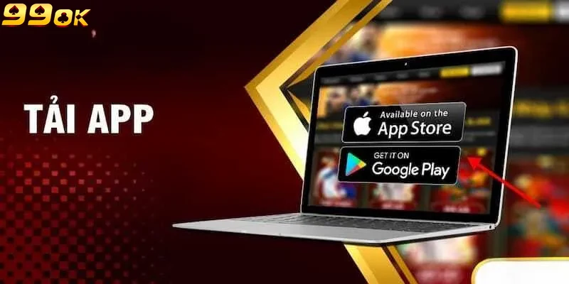 giao diện tải app 99ok trên thiết bị di động